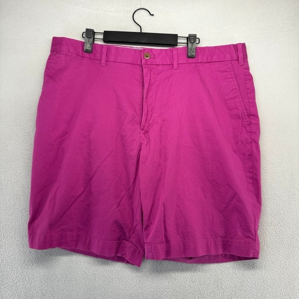 Vintage Ralph Lauren Shorts Mens 38 Pink Chino Classic Fit Cotton Crest Golf